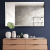 Frameless Bathroom Mirror Toilet Wall-Mount Vanity Mirror Washing Table Dressing
