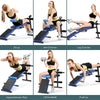 Adjustable Sit Up Bench Foldable Abdominal Training Workout Machine LCD Monitor