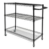 Carbon Steel 3 Tier Trolley Cart Kitchen Restaurant Serving Catering Train UK