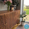 Large Solid Mango Wood Sideboard with Drawers - Dejan DEN005