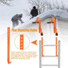 2Pc Extension Ladder Roof Hook w/ WHEEL Ladders Adapter Ladder Stabilizer Climb