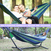 Heavy Duty Hammock w/ Steel Stand Outdoor Patio Garden Lounger Swing Chair Seat