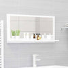 Bathroom Mirror Engineered Wood Toilet Wall Mirror Multi Colours/Sizes vidaXL