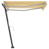 Freestanding Manual Retractable Awning 350x250 Yellow/White Z6U5