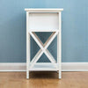 Brambly Cottage Stanhope 1 Drawer Bedside Table - White