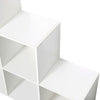 Wooden 6 Cube Bookcase Shelving Unit White Display Storage Shelf Home Office