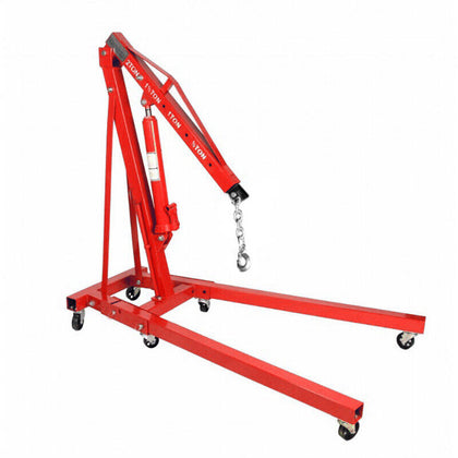 2 Ton Folding Hydraulic Garage Workshop Lift Engine Crane Hoist Jack with Wheels