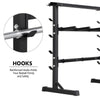 Steel Dumbbell Barbell Stand Heavy Duty Weight Plate Holder for Home Gym Fitness