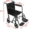 Folding All AID Wheelchair Footrest Self Propelled Lightweight Transit Comfort