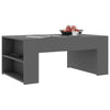 Wooden Coffee Tea Table Modern W/Side Shelf Storage Living Room Home Furniture