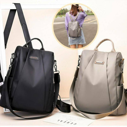 Women's Ladies Backpack Anti-Theft Rucksack School Travel Shoulder Bag Satchel