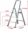Folding 2 3 4 Step Ladder Safety Non Slip Mat Tread Foldable Kitchen Home DIY