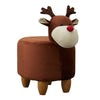 Animal Footstools Ottomans Faux Leather Padded Cushion Stool Pouffe Stool Kids
