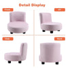 Linen Kids Sofa Mini Sofa Low Stool Game Reading Play Children Chair Back Seat