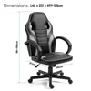 Executive Recliner Racing Gaming Chair Leather Office Swivel Computer Desk Chair