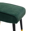 Vintage Velvet Pouffe Stool Footstool Living Room Foot Rest Stool Vanity Chair