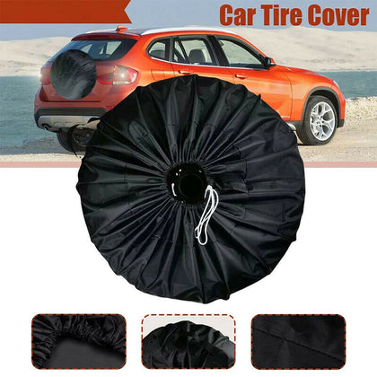 Spare Tyre Cover Wheel Cover Tyre Bag Space Saver For Car Van Caravan Motorhome