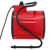 Portable Drum Fan Heater Garage Workshop Tilting Electric Space Air Warmer 3KW