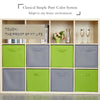 4x 8x Canvas Storage Boxes Foldable Basket Cube Magazine Bookcase Shelving Shelf