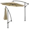 3M Banana Parasol Cantilever Umbrella Sun Shade Canopy Garden Outdoor w/ Base UK