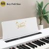 Glarry 88 Keys Full Weighted Digital Piano Keyboards Bluetooth with Wooden Stand