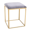 Nordic Style Dressing Table Stool Dresser Chair Vanity Makeup Seat Velvet Padded