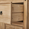 Modern 1 Door Chest of Drawers 4 Solid Pine Bedroom Wardrobe Sideboard Cabinet
