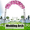 Garden Arch Plant Climbing Trellis Metal Archway Arbour Arched Frame Tubular