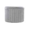 Round Velvet Footstool Dressing Table Chair Bedroom Vanity Seat Ottoman Stool