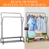 Heavy Duty Double Clothes Rail Hanging Rack Garment Display Stand Storage Shelf