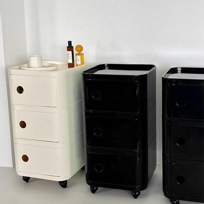 Mobile 2/3/4/5 Drawers Storage Unit Bathroom Cabinet Chest Cupboard Side Table