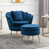 Oyster Velvet Accent Armchair Sofa Chair Footstool Available Lounge Living Room