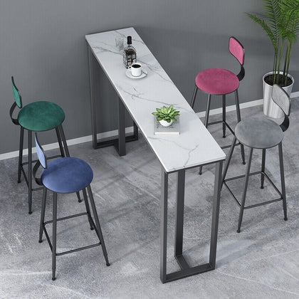 Home Console Table Marble Side Table Long Bar Table Porch Accent Hallway Room