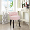 Upholstered Makeup Chair Velvet Dressing Table Seat Piano Stool Bedroom Kids