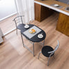 3 PCS Breakfast Bar Table And Chairs Modern 2 Seater Kitchen Dining Set