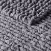 Chunky Chenille Knitted Blanket Sofa Bed Chair Throw Pillow Soft Hand-woven Pads