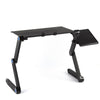 Laptop Cooling Stand Tray Holder Riser Desk Table For Bed Sofa Adjustable Metal