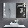 LED Illuminated Bathroom Vanity Mirror w/Lights Demister Shaver Socket 800x600mm