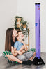 Colour Changing LED Novelty Aquarium Sensory Bubble Fish Water Tube Floor Lamp