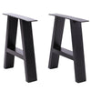 2PCS INDUSTRIAL STEEL TABLE LEGS CABINET CHAIR DESK METAL LEGS SET BlLACK UNITS