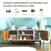 TV Stand for TVs up to 50’’ Entertainment Center Media Console Table w/ 2 Doors