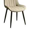Dining Chairs Set of 2 Faux Leather Kitchen Chairs with Metal Legs Restaurants