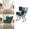 Upholstered Fabric Recliner Rocking Chair Lounge Sofa Seat Relax Rocker Armchair