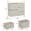 Fabric Chest of 2/3/4/5/7/8 Drawers Cabinet Bedside Table Organiser Storage Unit