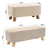 Kids/Adults Lounge Padded Ottoman Chair Seat Stool Footstool Footrest 40/57/81cm