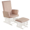 Nursing Glider Footstool Reclining Maternity Chair Rocking Chair w/ Ottoman Home