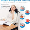 Vibrating Back Massager with Heat Deep Massage Chair Pad For Full Back