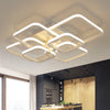 Modern LED Ceiling Light Bedroom Living Room Dimmable Pendant Lamp With Remote