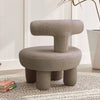 T Back Cute Stool Coffee Table Side Chair Kids Armchair Sofa Upholstered Seat UK