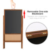 Large Heavy Duty Wood Chalkboard A Frame Board Sandwich Pavement Sign Waterproof